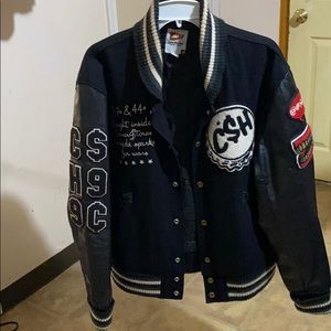 Corner$tore Hero Black Varsity Jacket